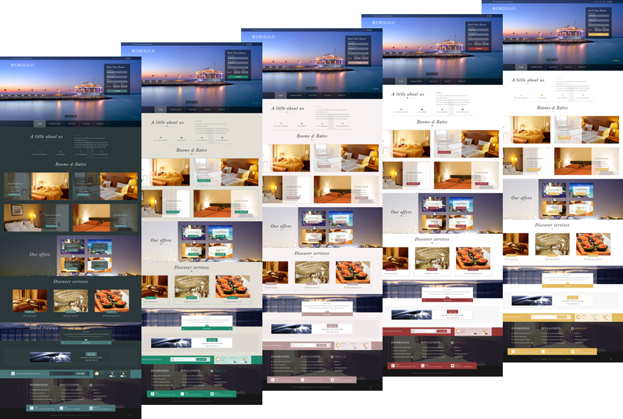 Emerald Template colors
